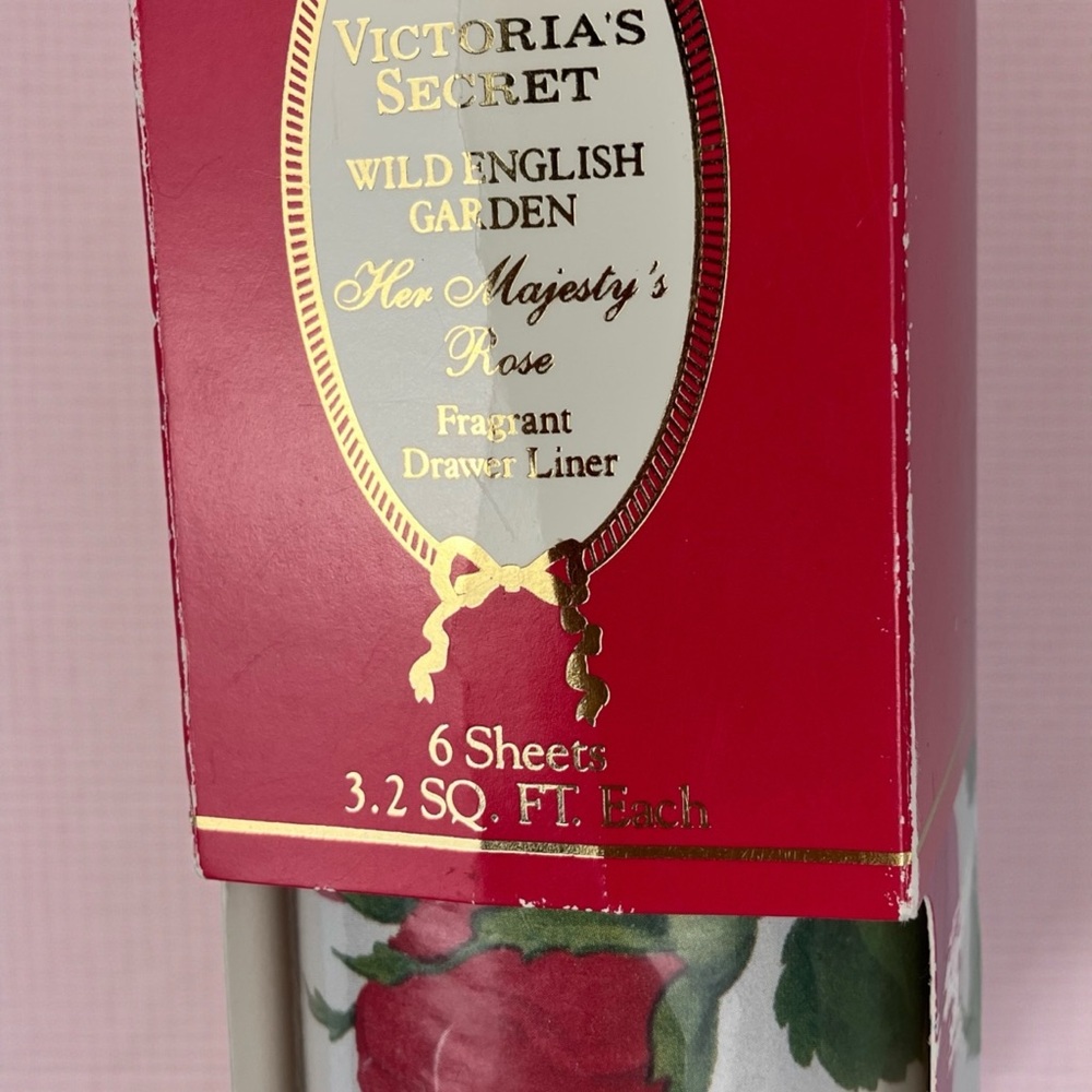 VTG Victoria's Secret 6 Fragrant Drawer Liner Sheets Her Majesty's Rose Romantic
